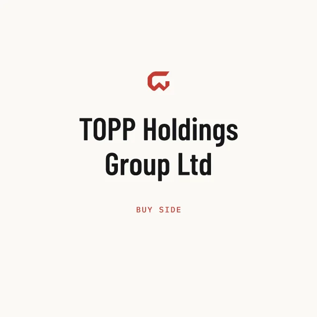 Buy side: TOPP Holdings Group Ltd