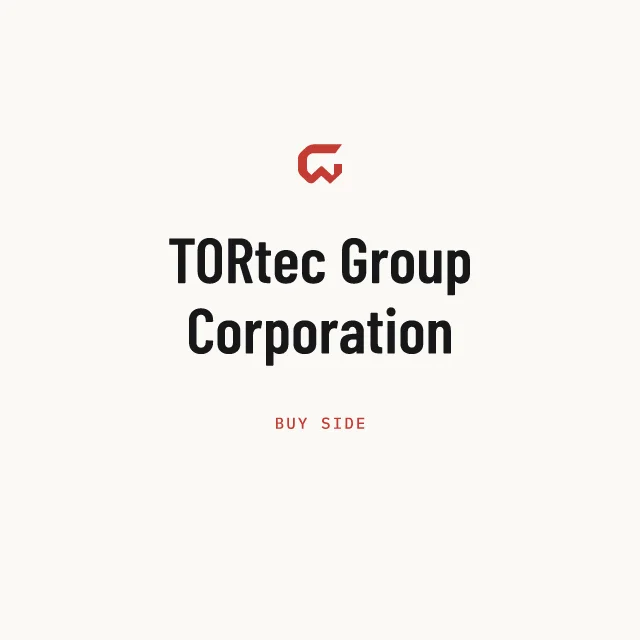 Buy side: TORtec Group Corporation