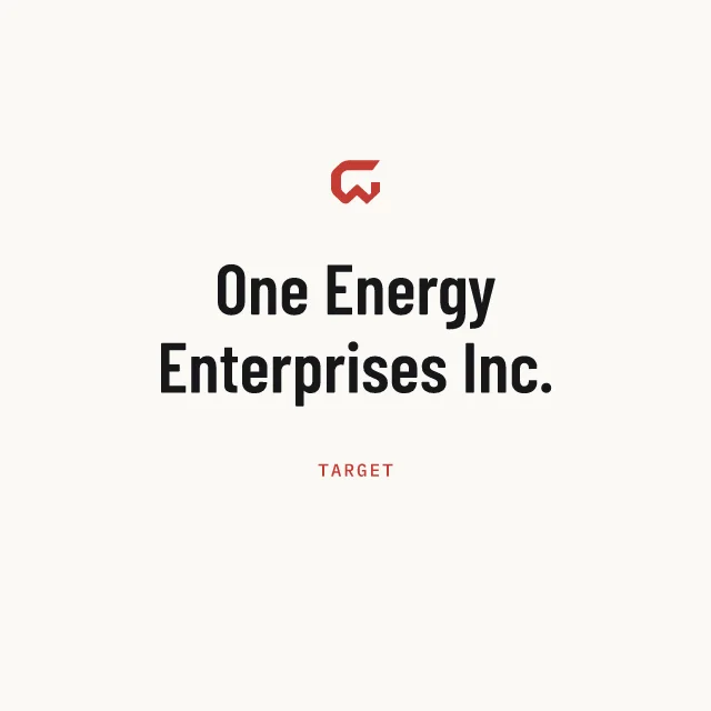 Target: One Energy Enterprises Inc.