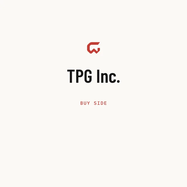 Buy side: TPG Inc.