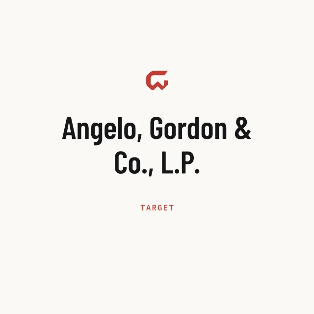 Target: Angelo, Gordon & Co., L.P.