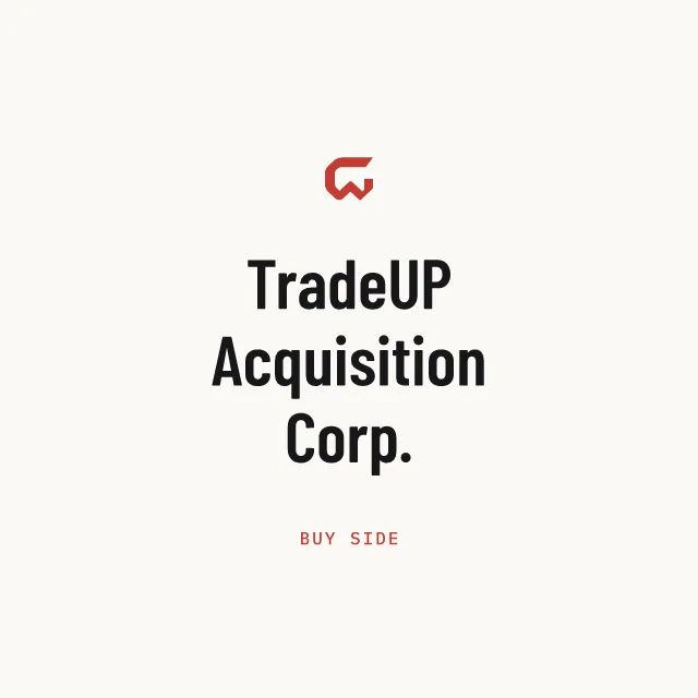 Buy side: TradeUP Acquisition Corp.