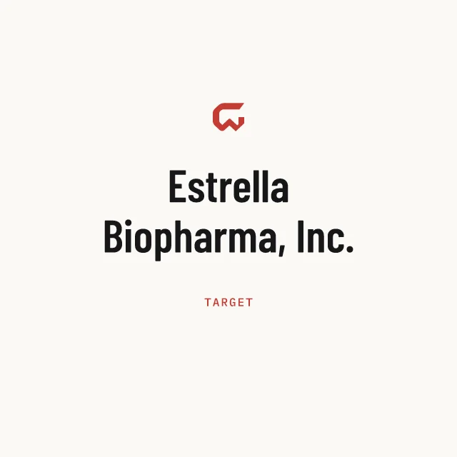 Target: Estrella Biopharma, Inc.