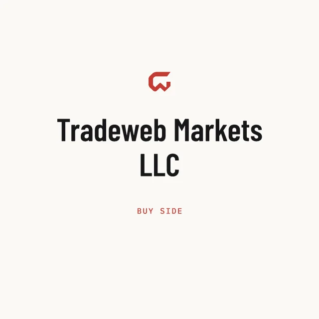 Buy side: Tradeweb Markets LLC