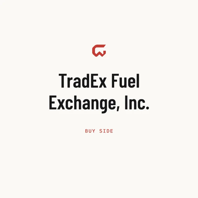 Buy side: TradEx Fuel Exchange, Inc.