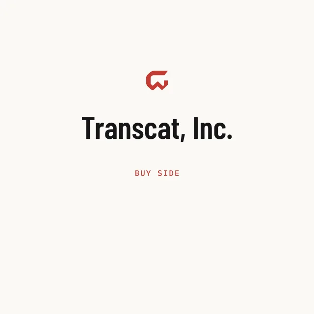 Buy side: Transcat, Inc.