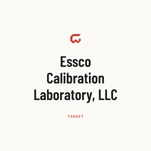 Target: Essco Calibration Laboratory, LLC