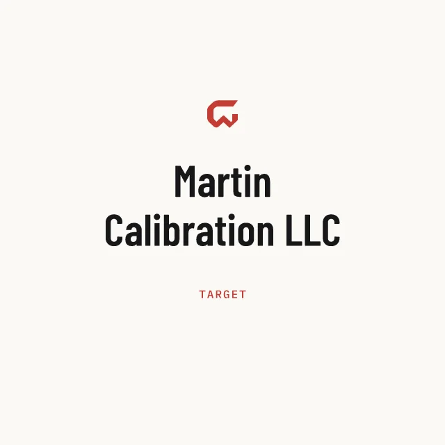 Target: Martin Calibration LLC