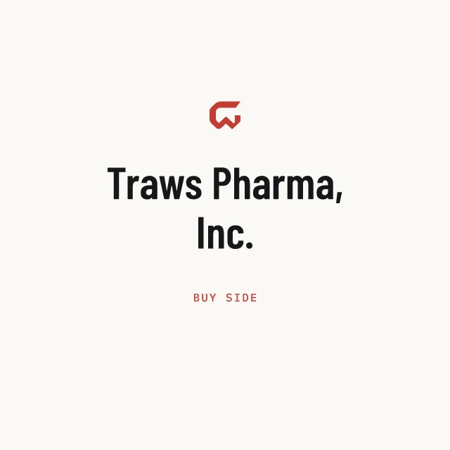 Buy side: Traws Pharma, Inc.