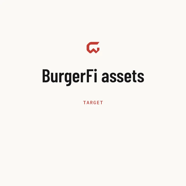 Target: BurgerFi assets