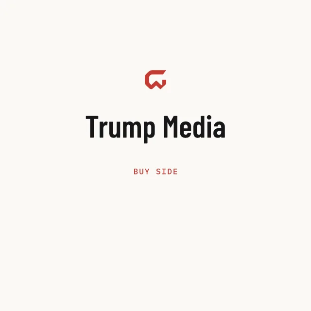 Buy side: Trump Media