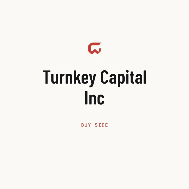 Buy side: Turnkey Capital Inc