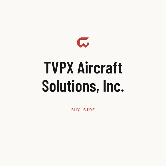 Buy side: TVPX Aircraft Solutions, Inc.