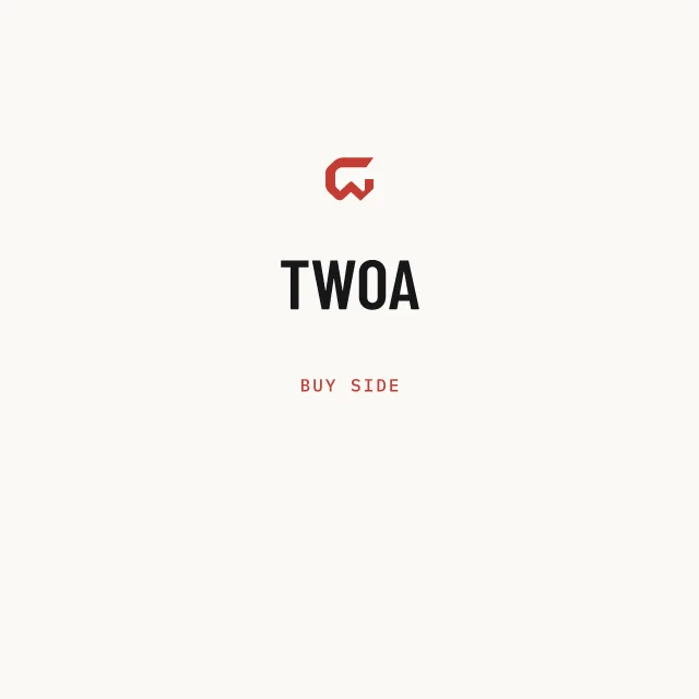 Buy side: TWOA