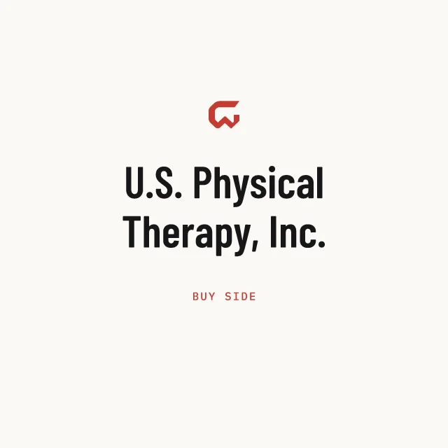 Buy side: U.S. Physical Therapy, Inc.