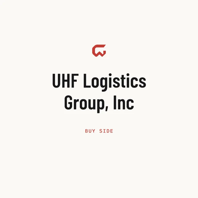 Buy side: UHF Logistics Group, Inc