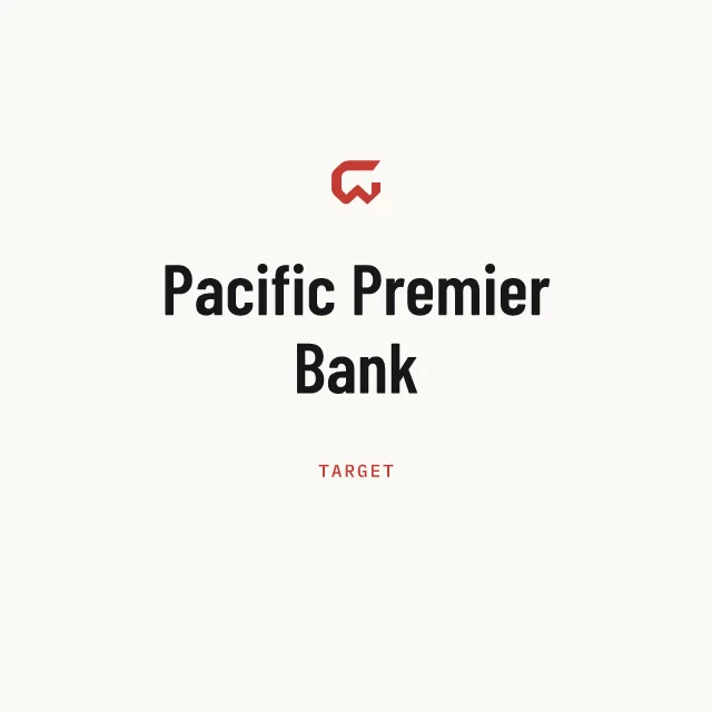 Target: Pacific Premier Bank