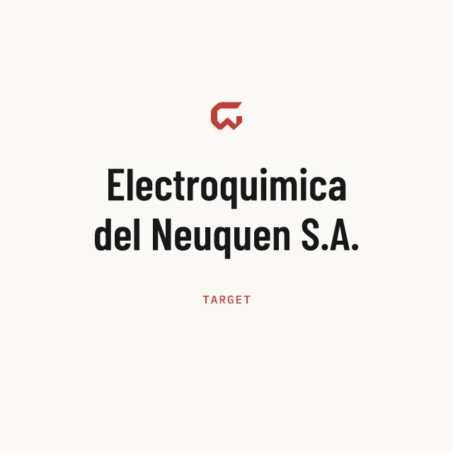 Target: Electroquimica del Neuquen S.A.
