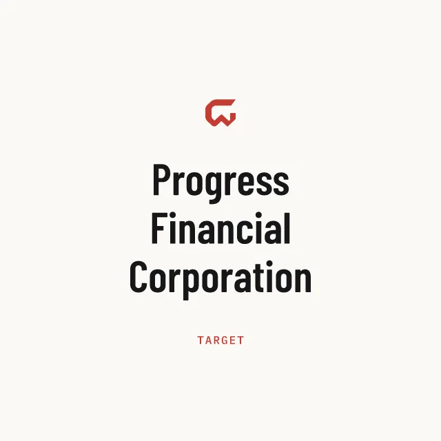 Target: Progress Financial Corporation