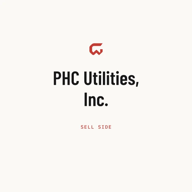 Sell side: PHC Utilities, Inc.