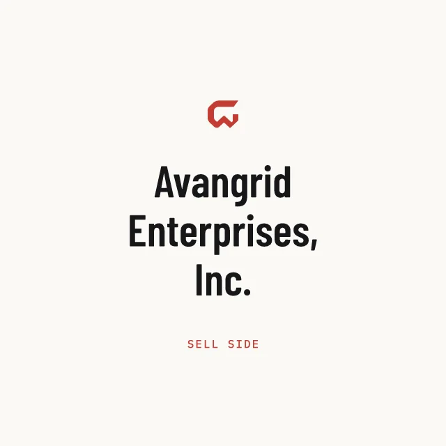 Sell side: Avangrid Enterprises, Inc.