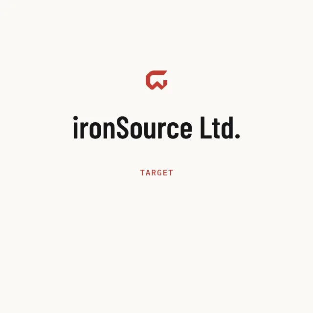 Target: ironSource Ltd.