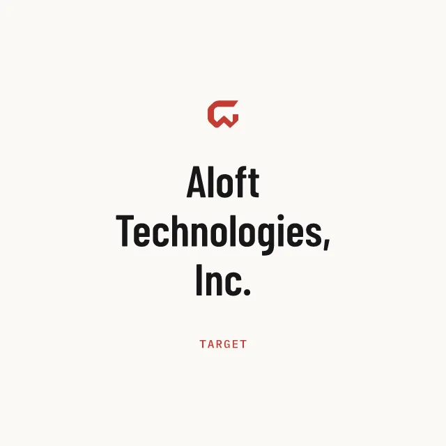 Target: Aloft Technologies, Inc.