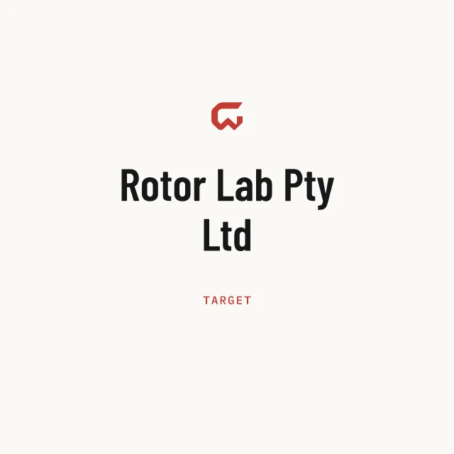 Target: Rotor Lab Pty Ltd