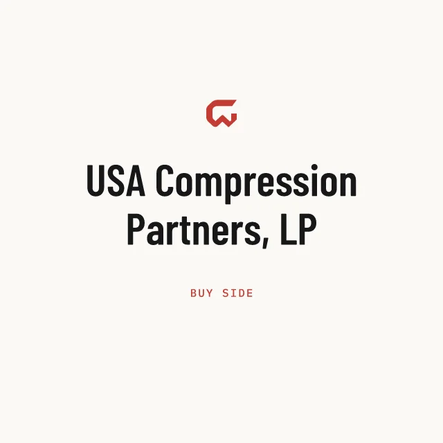 Buy side: USA Compression Partners, LP