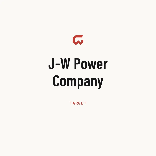 Target: J-W Power Company