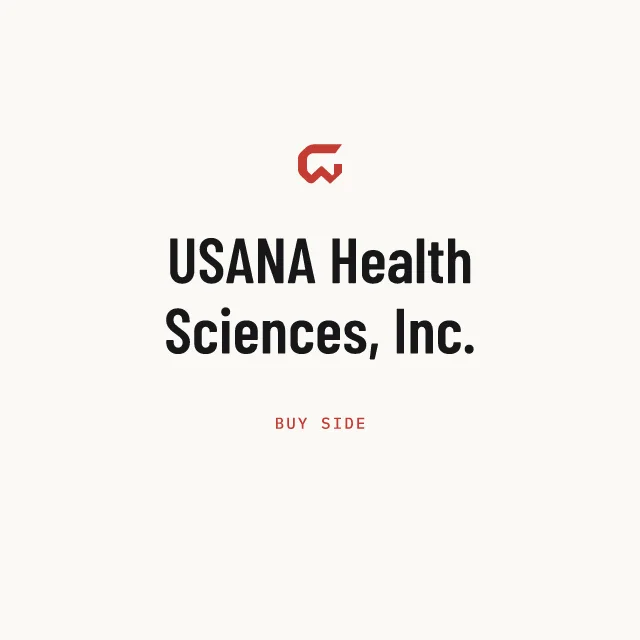 Buy side: USANA Health Sciences, Inc.