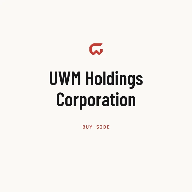 Buy side: UWM Holdings Corporation