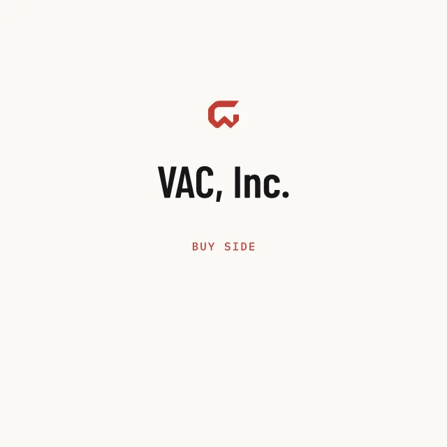 Buy side: VAC, Inc.