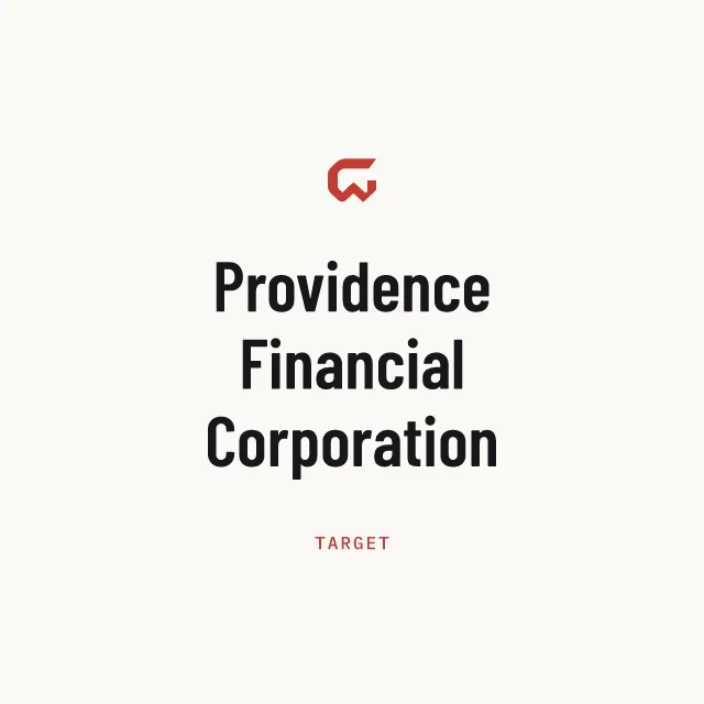 Target: Providence Financial Corporation