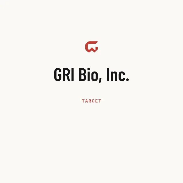 Target: GRI Bio, Inc.