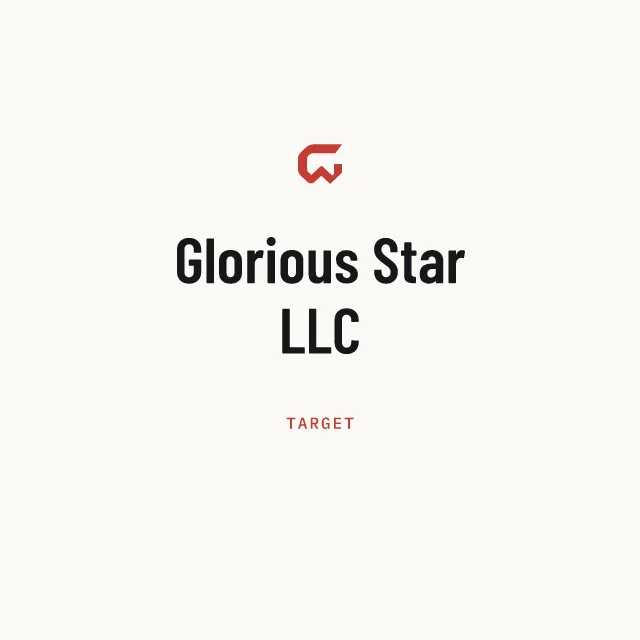 Target: Glorious Star LLC