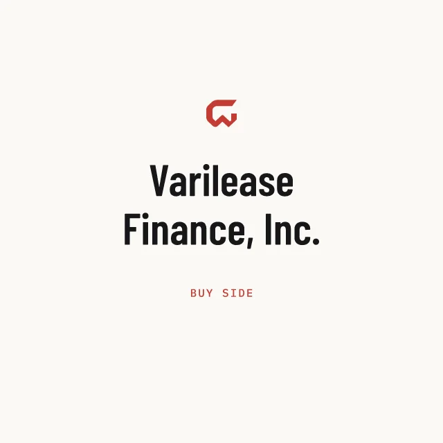 Buy side: Varilease Finance, Inc.