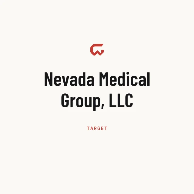 Target: Nevada Medical Group, LLC