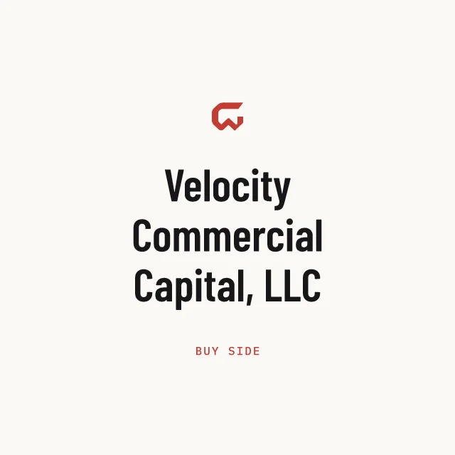 Buy side: Velocity Commercial Capital, LLC