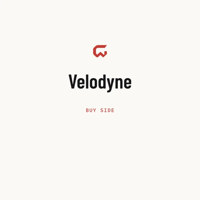 Buy side: Velodyne
