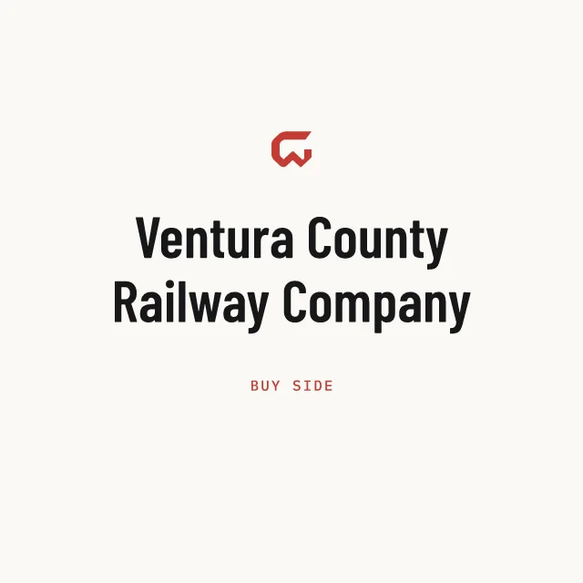 Buy side: Ventura County Railway Company