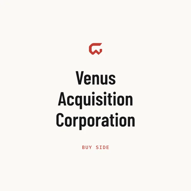 Buy side: Venus Acquisition Corporation