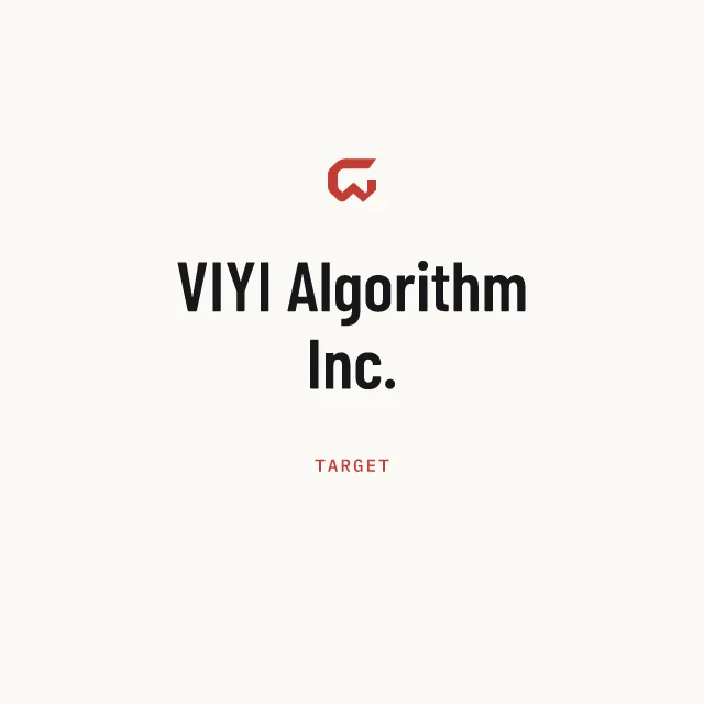 Target: VIYI Algorithm Inc.