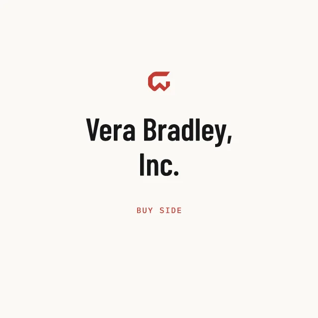 Buy side: Vera Bradley, Inc.