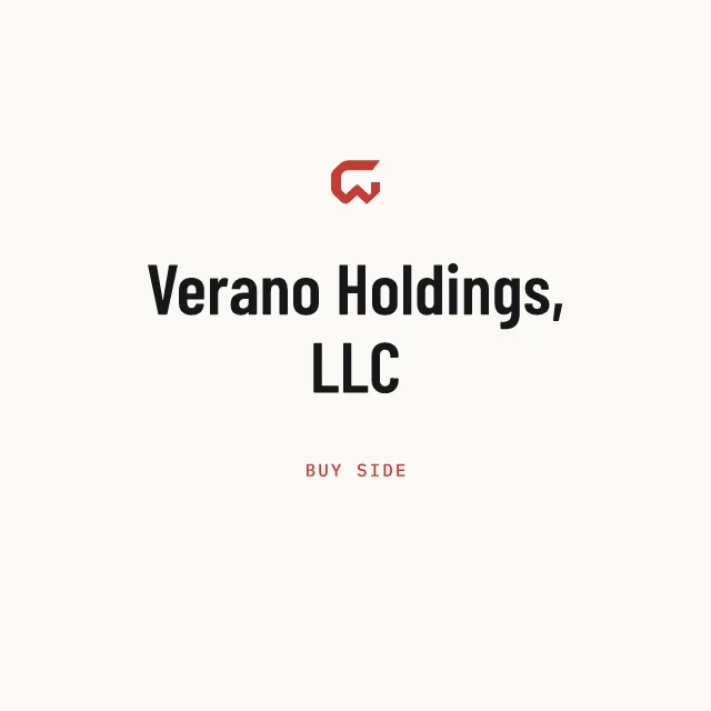 Buy side: Verano Holdings, LLC