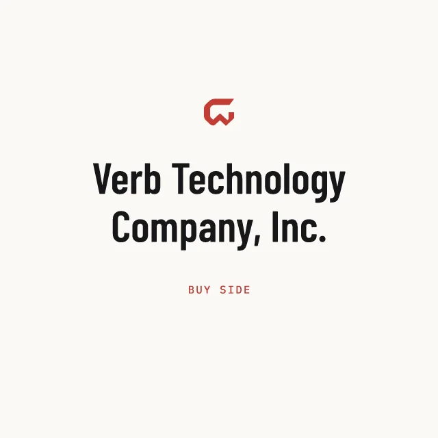 Buy side: Verb Technology Company, Inc.