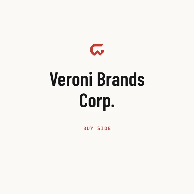 Buy side: Veroni Brands Corp.