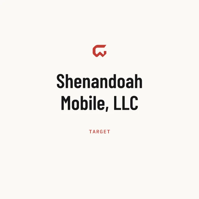 Target: Shenandoah Mobile, LLC