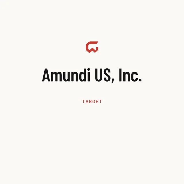 Target: Amundi US, Inc.