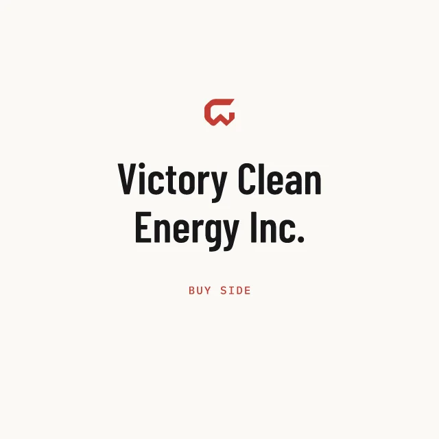 Buy side: Victory Clean Energy Inc.